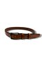 K100-26 Genuine Leather Stitched Men's Belt 135 cm