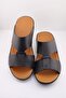 A E T Arabic Sandals For Men, Outdoor Mens Slippers,Flip Flops Open Toe, Genuine Leather with Buckle - 3