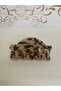 Leopard Zebra and Marble Pattern Large Hair Clip Set for Women 8 cm Durable Clip - 6