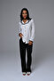 Women's Black Special Design Buttoned Front Stylish Maternity Pajama Set 3-Piece Set - 7