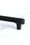 Furniture Drawer Kitchen Cabinet Cupboard Handles Cover Handle Knob Black Metal Handle 128 mm 12.8 cm - 5