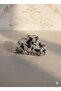 Leopard Zebra and Marble Pattern Large Hair Clip Set for Women 8 cm Durable Clip - 4