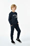 3 Thread Thick Sh Fleece-Lined Crew Neck Print Detailed 6 Piece Boys Tracksuit Set - 5