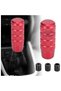 Universal 9.5cm Jdm Metal Sport Gear Shift Knob with Bracket Aluminum Auto-Manual Gear Shifter Red