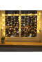 Curtain Led Light – 125 Led Yellow Light, with USB Port, Decorative Light Curtain
