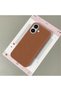 For iPhone 16 Compatible Leather Texture Anti Fall Soft Silicone Phone Case