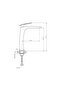 Slim Chrome Bowl Type Sink Faucet 121001 - 4