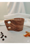 100% Natural Walnut Wood Handmade Kuksa Cup - Camping and Outdoor Wooden Mug - 3