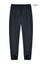 Men's Carlo Two Thread Lycra Regular Waist Relaxed Fit Stretch Pants Dark Gray - 2