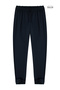 Men's Carlo Two Thread Lycra Regular Waist Relaxed Fit Stretch Trousers Dark Blue - 2