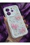 Redmi Note 14 4g Compatible Pink Bow & Pearl Detailed Glitter Epoxy Phone Case - 6