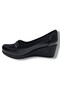 Oi 230-26 stretch leather buckled anatomical wedge heel women's shoes - 3
