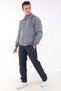 Inside Is Polar Twill Fabric Hooded Large Size Men's Tracksuit Set 4167 - 2
