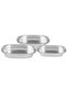 Rectangular Oven Tray Set 3-Piece Includes Multiple Sizes - 4