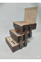 Natural Solid Wood Accordion Jewelry and Accessories Organizer - 4