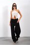 WOMEN '''E.N.T.R.E.N.D 2.0.2.6''' Waist Buckle, Knee Stitch Detail, High-Waist Baggy Jeans - 4