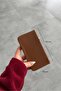 Faux Leather Wallet with Shiny Nomu Card Holder Detail - 2