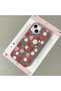 iPhone 15 Compatible Phone Case Leather Texture Anti Fall Soft Silicone Strawberry - 2