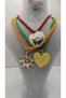 Triple Rope Heart and Sun Charm Brand Model Necklace - 2