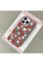 iPhone 15 Pro Max Compatible Phone Case Leather Texture Anti Fall Soft Silicone Strawberry - 2