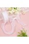 Pearlized Ruffled Tulle White Organza Ribbon 2 Mt (cm X 2Mt), Floral Material, Bridal Bouquet, Bohça Mis - 3