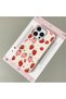 iPhone 15 Pro Max Compatible Phone Case Leather Texture Anti Fall Soft Silicone Strawberry - 2