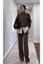 Oversized Knitwear Jacket Trousers Zippered Suit Shirt Detailed Comfortable Fit Size 36/46 Compatible - 2