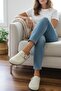 Full Orthopedic Felt Women's Comfortable and Lightweight Stylish Cream House Slippers - 5