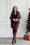 Double-Breasted Collar Sleeves Tulle Detailed Stone Blouse - 6