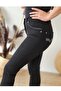 High Waist Stretchy Fabric Slim Fit Pants - Brown - 7