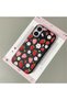 iPhone 16 Compatible Phone Case Leather Texture Anti Fall Soft Silicone Strawberry - 2