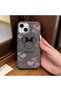 iPhone 15 Compatible Leather Texture Anti-Fall Soft Silicone Phone Case Minnie - 2