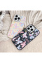 iPhone 16 Compatible Phone Case Leather Texture Anti Fall Soft Silicone Butterfly - 4