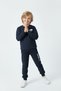 3 Thread Round Neck Thick Winter Sh Fleece-Lined Game Pulse Print Detailed Boys' Tracksuit Set - 4