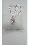 Stainless Steel Gold Color Vintage Flower Detail Pearl Stone Necklace