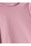 Pink Crew Neck Baby Girl T-Shirt 3-Piece - 2