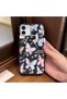 iPhone 12 Compatible Phone Case Leather Texture Anti Fall Soft Silicone Butterfly
