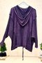 Organic Knitwear Cardigan with Mesh Hood and Sleeves, Machine Washable - 2