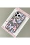 iPhone 15 Pro Compatible Phone Case Leather Texture Anti Fall Soft Silicone Butterfly - 2