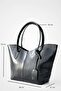 Pure Faux Leather Shoulder Bag - 2
