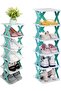 6 Tier Narrow Shoes Rack Shoe Storage Organizer Multi-Layer Free Standing Shoe Racks