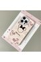 iPhone 12 Pro Compatible Leather Texture Anti-Fall Soft Silicone Phone Case Minnie