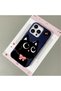 iPhone 15 Pro Compatible Leather Texture Anti-Fall Soft Silicone Phone Case Cat