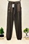 Lined mesh leg elastic organic pants