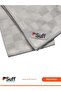 Kamelia Glass Microfiber Cloth Large Surface Glass Cleaning Cloth 70X50 cm Gray - 4