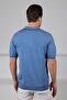 A.Havıcı Collar Stripe Zippered Men's Cotton Knitwear T-Shirt - 6
