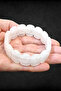 Large Stone Natural Crystal Quartz Bracelet 111-3 - 4