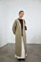 Women's Transitional Mercerized Look Long Knitwear Cardigan