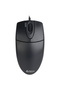 ماوس بصري أسود AQ90 OP-620D USB بدقة 1000 نقطة في البوصة، 2 زر - 3