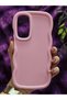 Samsung Galaxy A16 Compatible Soft Textured Wave Edge Powder Pink Case